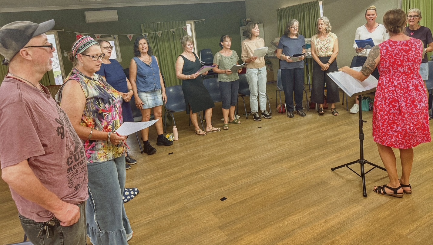 Yamba Choir rehearsal