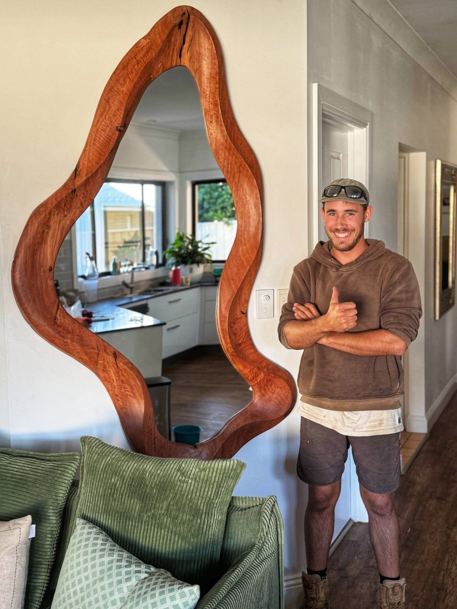 Madame - the custom timber mirror by The Joinery Yamba